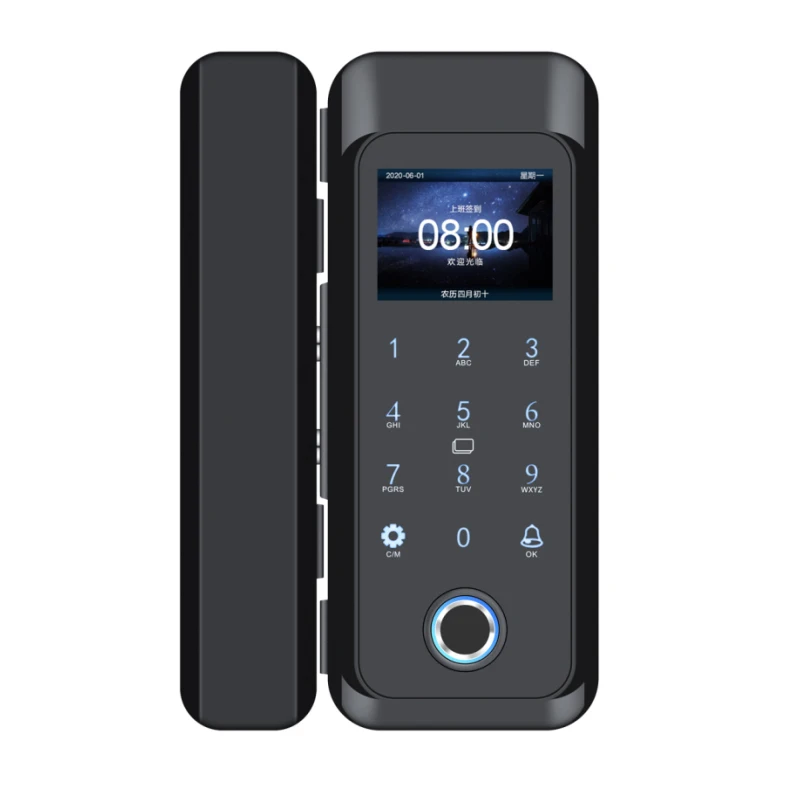 Бесключевой дверной замок Hido для офиса биометрический с отпечатком пальца цифровой