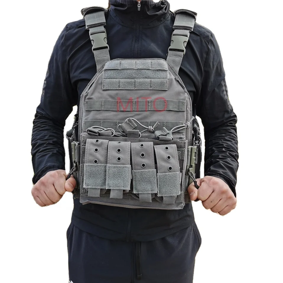 MITO готовый к отправке тактический жилет, жилеты MOLLE, правоохранительные быстросъемные тактические носители халэко