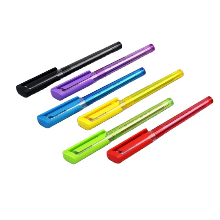 Wholesale Normal Custom Black Fountain Gel Pens Set With Refill