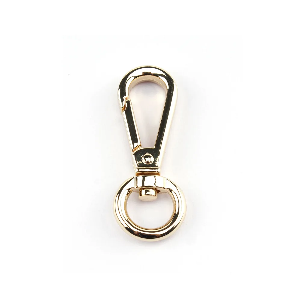 Hardware Zinc Alloy Snap Hook Metal Swivel Clasp Gold Bag Buckle Swivel Clasp Accessories
