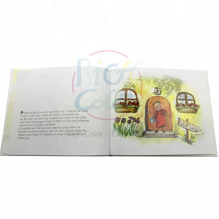 New Design Factory Price Custom Print Hard Cover Kids Books Children Hardcover Book Printing
