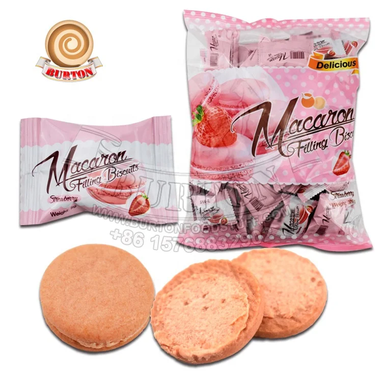 Мини-Макарон печенье сэндвич-печенье наполнение клубничным джемом