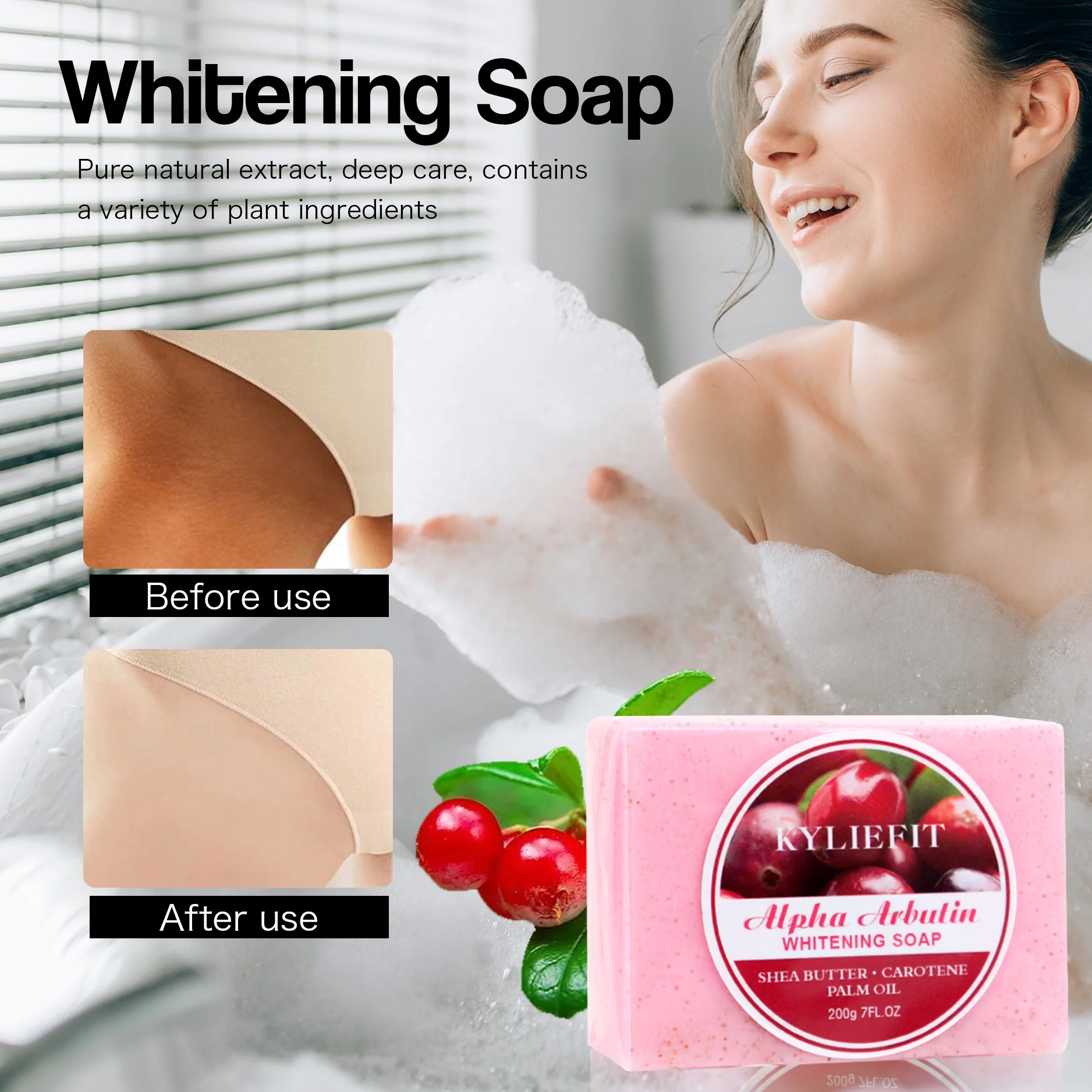 Manufacturer 5 Days Bleaching Unisex Pigmentation Correctors Dark Spot Lightening Repairing Skin Whitening Arbutin Soap Bar