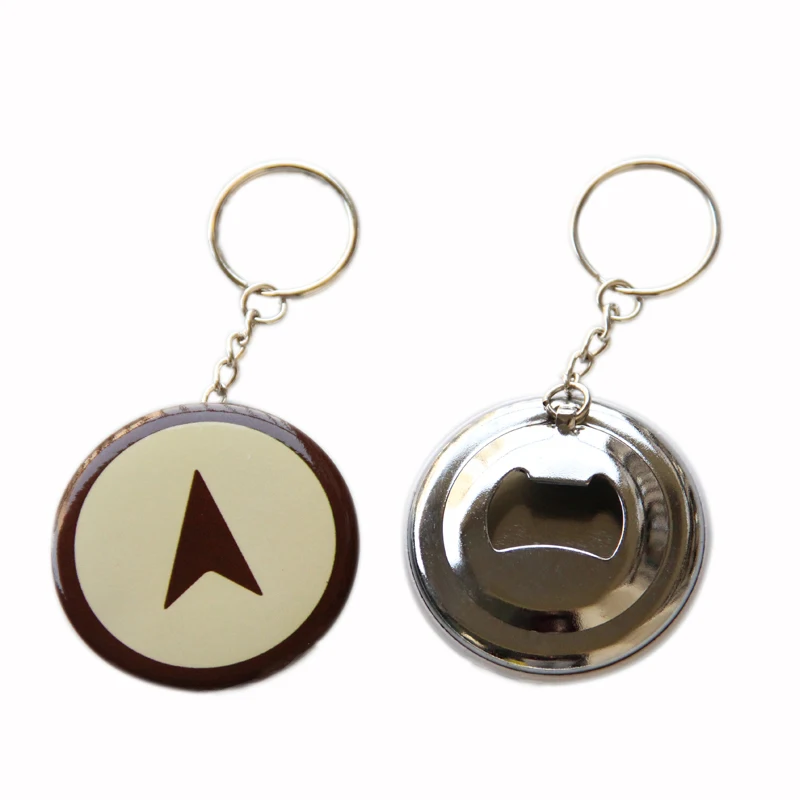 OEM Custom Made Design Your Own Logo Souvenir Gift Round 58Mm Cap Shaped Fridge Magnet Bottle Opener