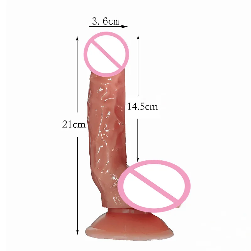 Strong Suction Cup Masturbating Dildos for Women Realistic Natural Adult Sex Toys for Male Anal Sex Dildo with Ball Sex Items