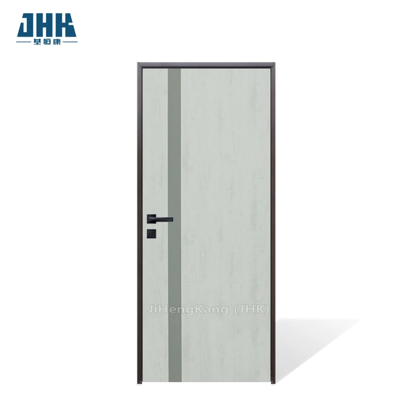 JHK-F01-5 меламиновая бумага двухцветная Дверная панель деревянная формовочная дверь оптовая продажа хорошее качество передняя
