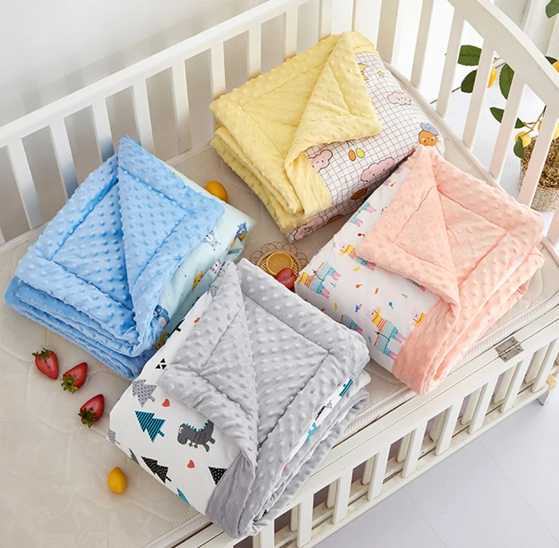 Детские зимние производители оптовая продажа стеганое одеяло из хлопка съемный пододеяльник