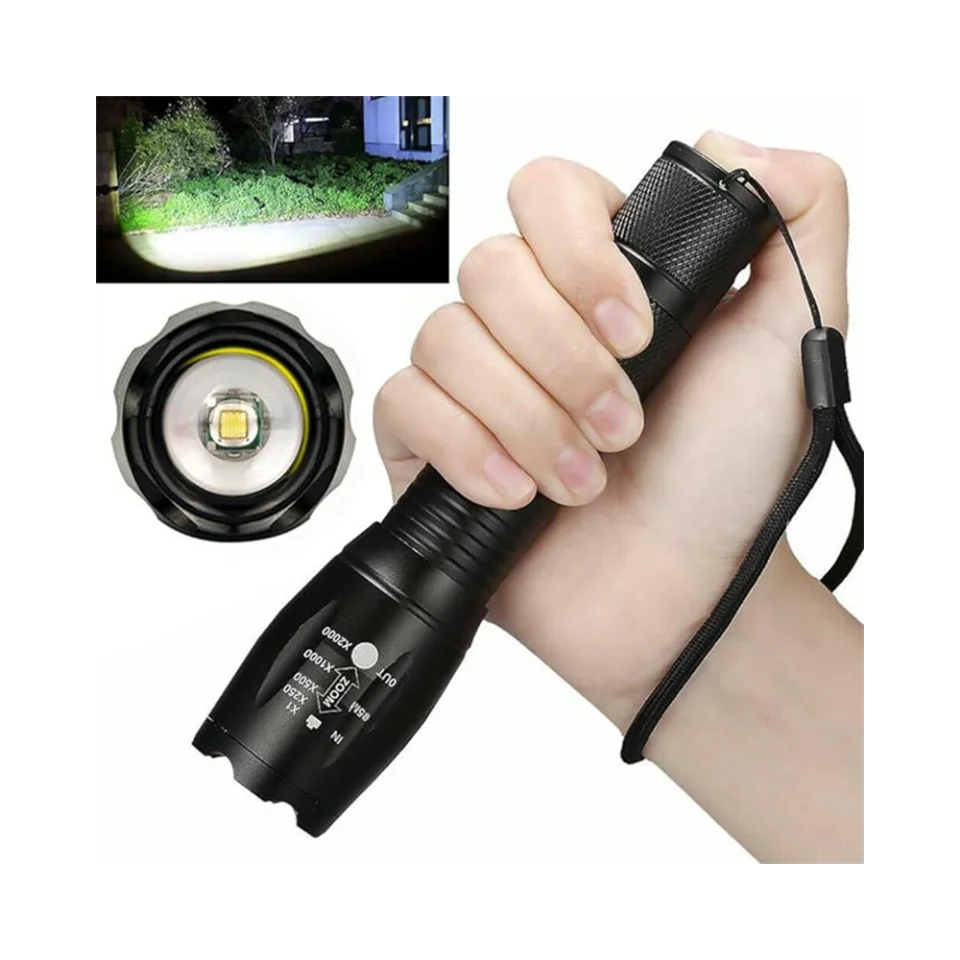 USB Flashlight 1000 Lumens 360 Handheld COB Lantern T6 Zoomable with Magnetic Base Camping Torch Work Light
