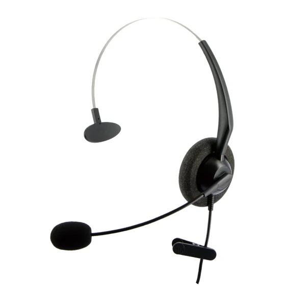 Factory Direct Noise Cancelling Headphone With Microphone Mono Call Center Headset
