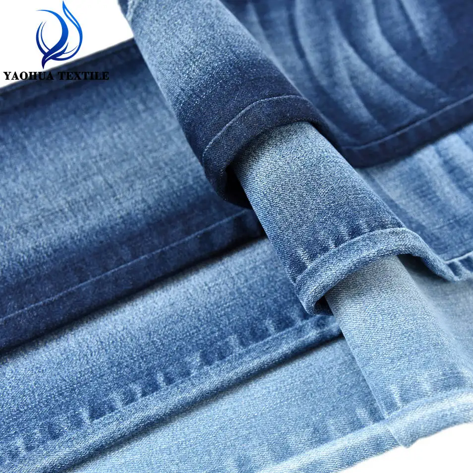 Распродажа джинсовая ткань хлопок полиэстер стрейч мягкая F25