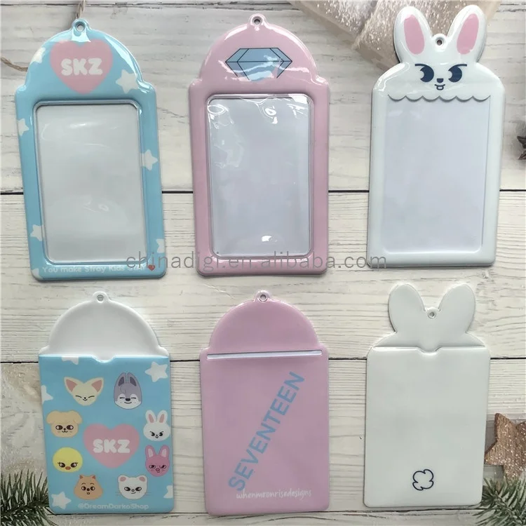 Cat Photo Sleeve Protect PVC Card Cover Case Kpop Photocard Card Holder