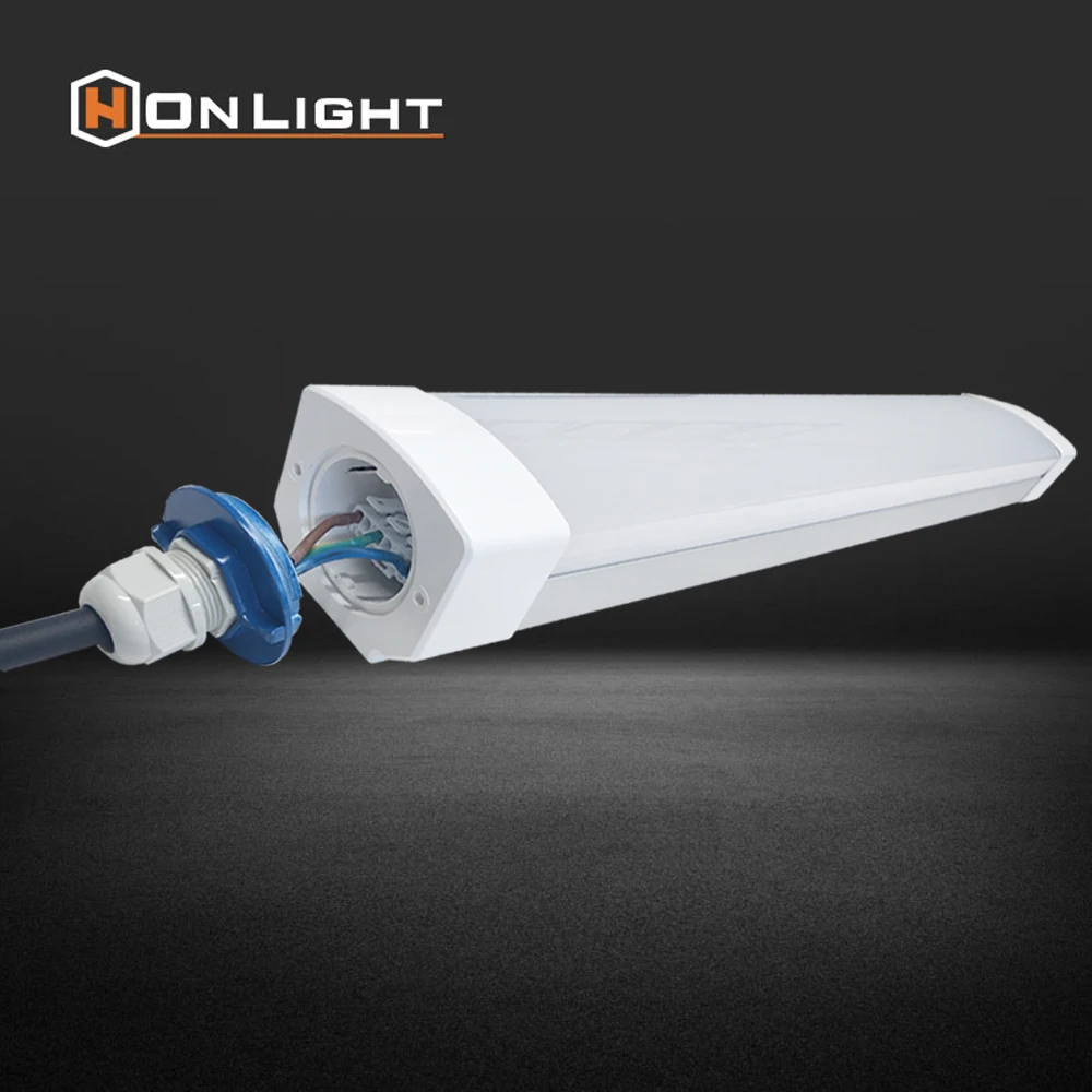 40W 3F Hanging Fluorescent IP66 90cm Led Tunnel Light Waterproof Sauna Light Fixtures For Indoor Warehouse