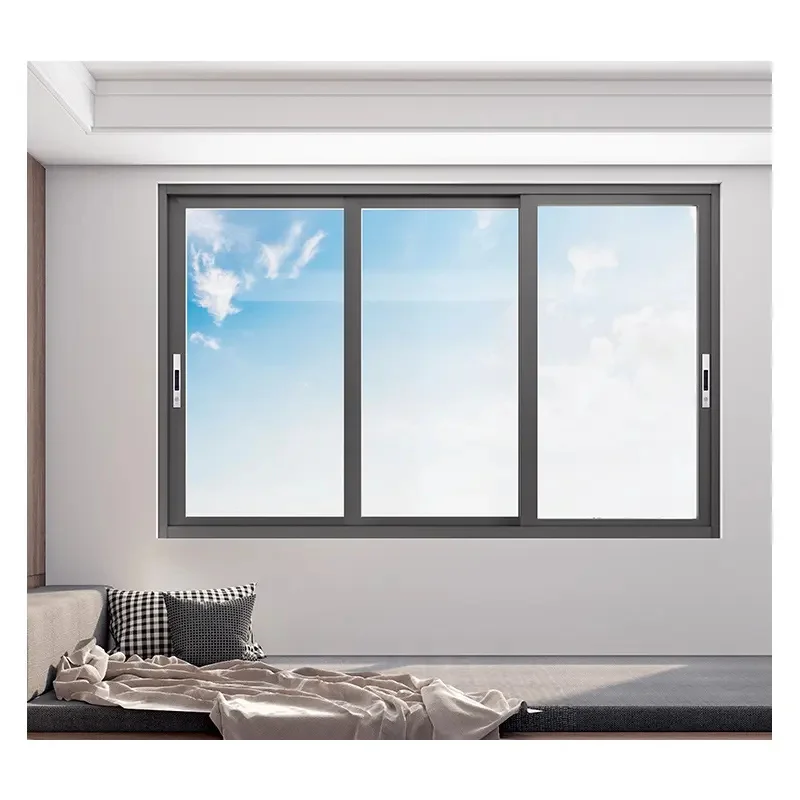 Aluminum Window Frame With Roller Shutter