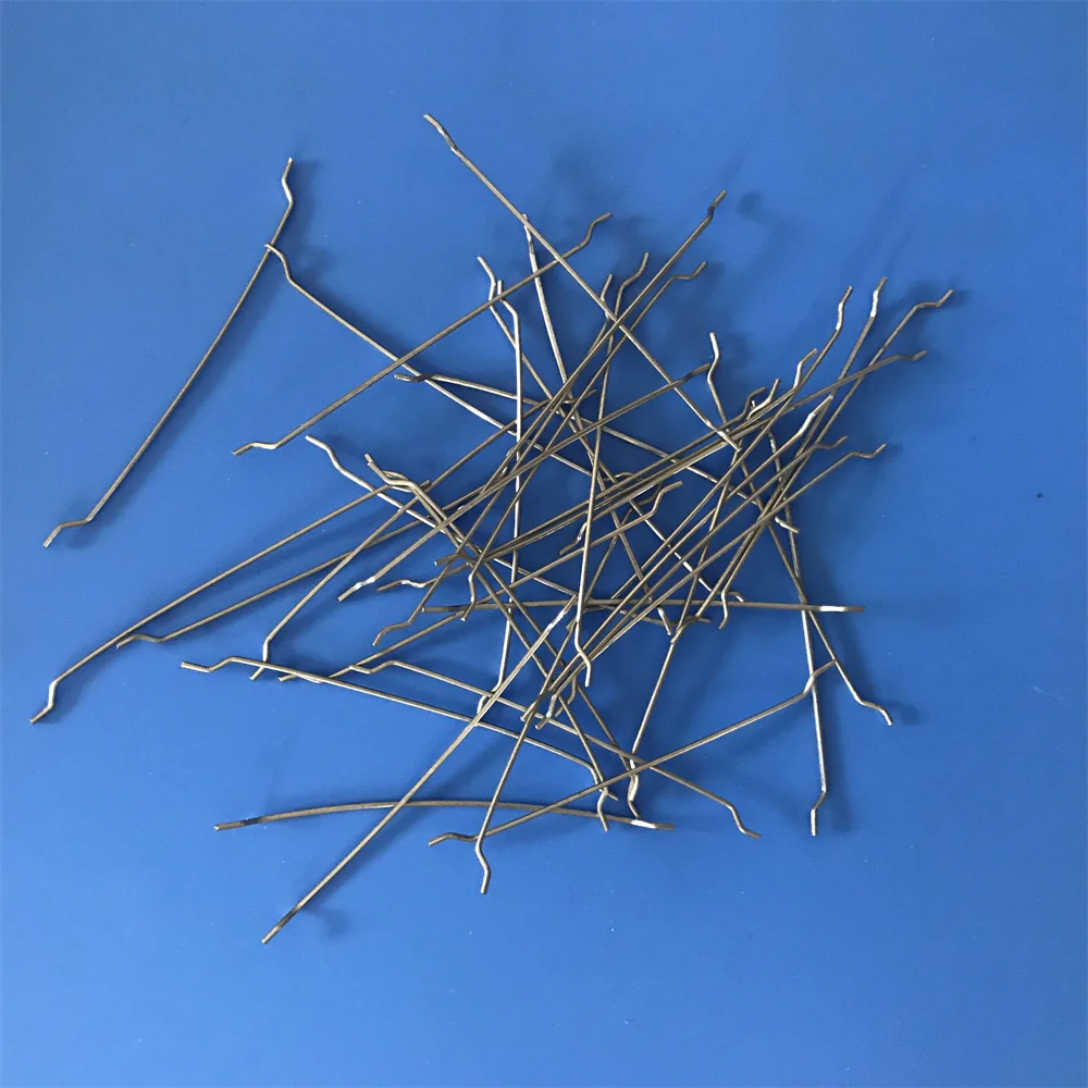 Manufacturer Wholesale Concrete Cold Drawn Hook End Steel Fiber