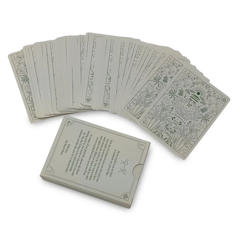 Printing Personalized Design and logo High Quality Paper Card Game Playing Cards