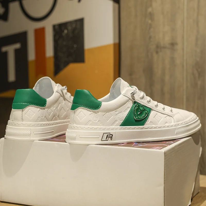 custom white Skateboarding mens trainers sneakers sports shoes men scarpe uomo zapatos zapatillas de deporte para hombre