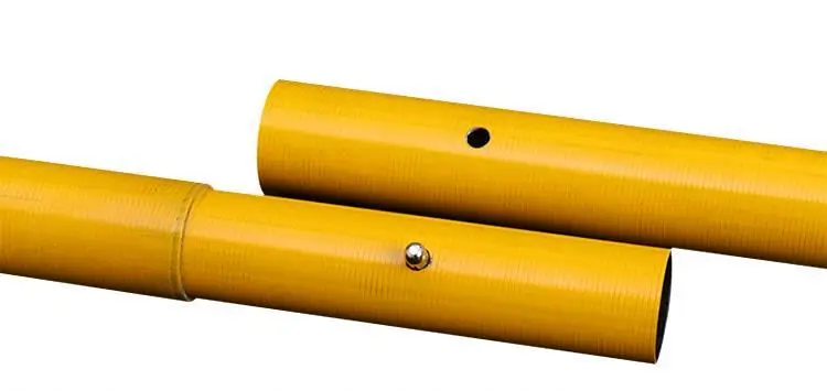 Professional frp hollow vault 3 section fiberglass pole with CE certificate