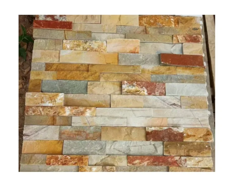 High Quality Natural Stone Cultured Stone Panel Slate Natural Stone Wall Cladding Veneer