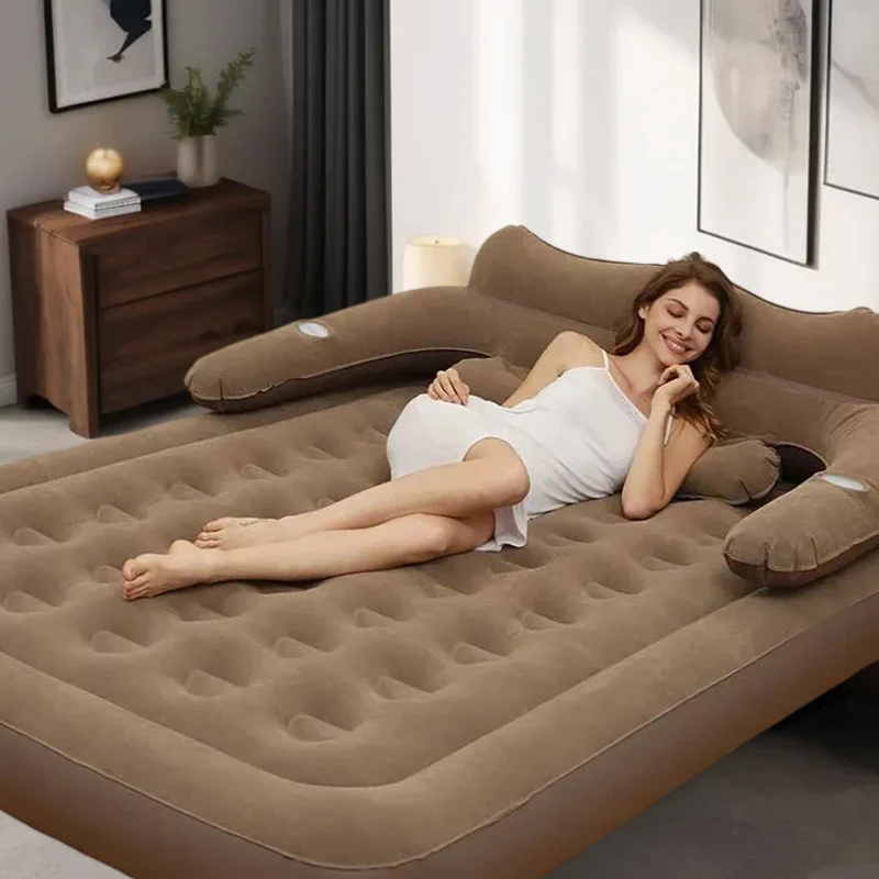 Hot Inflatable Sleeping Mat Electric Inflatable Bed Home Outdoor Portable air Mattress Car Camping Cellular Inflatable Bed