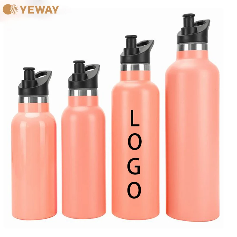 Yeway 2022 cheap stainless steel thermos vacuum flasks drinking water bottle customizable gradient bike ss water bottle