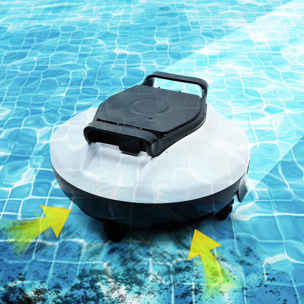 2024 New Cordless Robotic Vacuum Pool Cleaner IPX8 Waterproof Automatic Robot Pool Cleaner Lasts 90 Mins