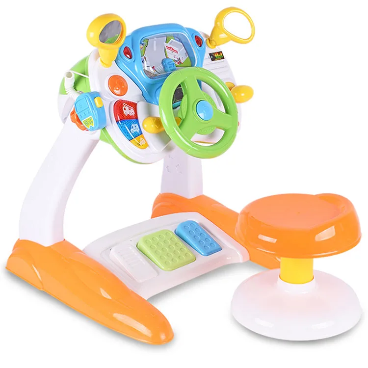 Children Preschool Educational Baby Toys Driving Toy Steering Wheel Toy