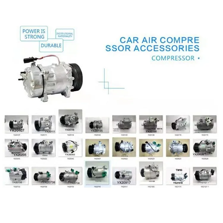 Electric Car OE# 97701-1G010 97701-1G000 6SBU16 4PK Auto AC Compressor For Kia Optima