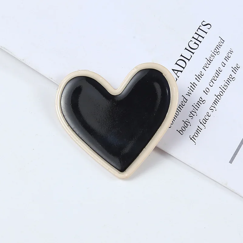 Fashion Cute Sweet Styling Makeup Pretty Lovely Smile Face Heart Alligator Makeup Hair Clips Custom LOGO