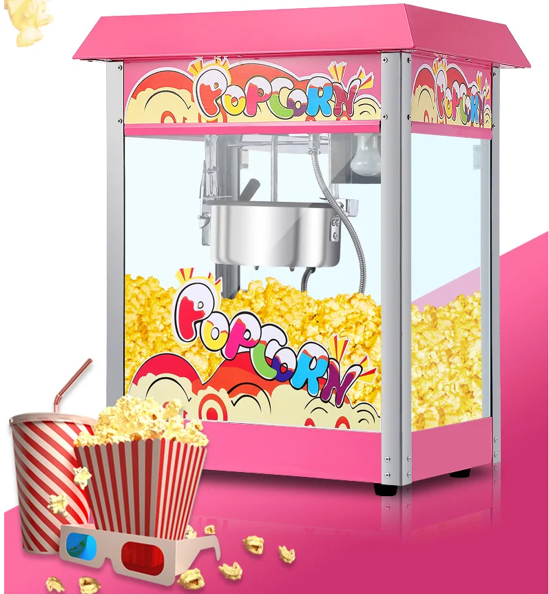Высококачественная автоматическая электрическая машина для приготовления попкорна коммерческая 6 унций