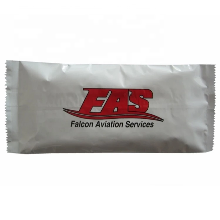 Lemon scented disposable wetness refreshing wet towel