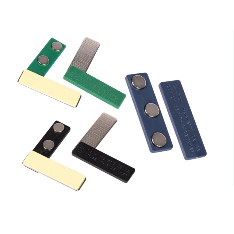 Многоразовый Магнитный значок с именем, кнопка, магниты с логотипом, пластиковый зажим, 3 м, клейкий значок, магнитная бирка с именем, магнит для одежды