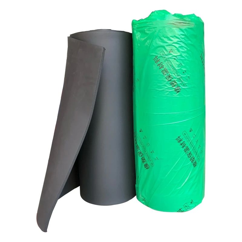 Rubber Plastic Board Sponge Board B 1 grade black insulation board roof insulation materials
