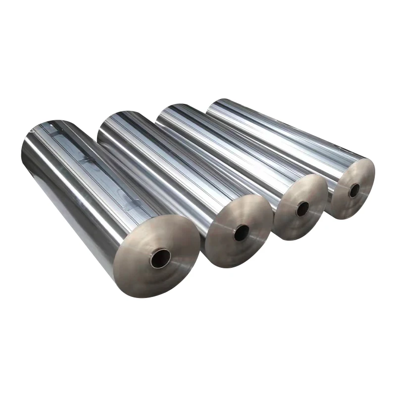 Due to perfect anti-moister, anti-pollution and electrical conductor characteristics with blare feature, the aluminum foil has b