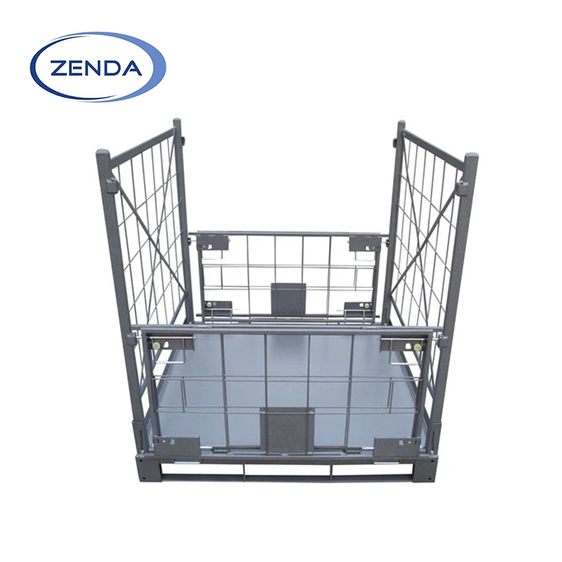 Butterfly Cage Transfer Basket Metal Iron Frame Iron Warehouse Folding Storage Cage