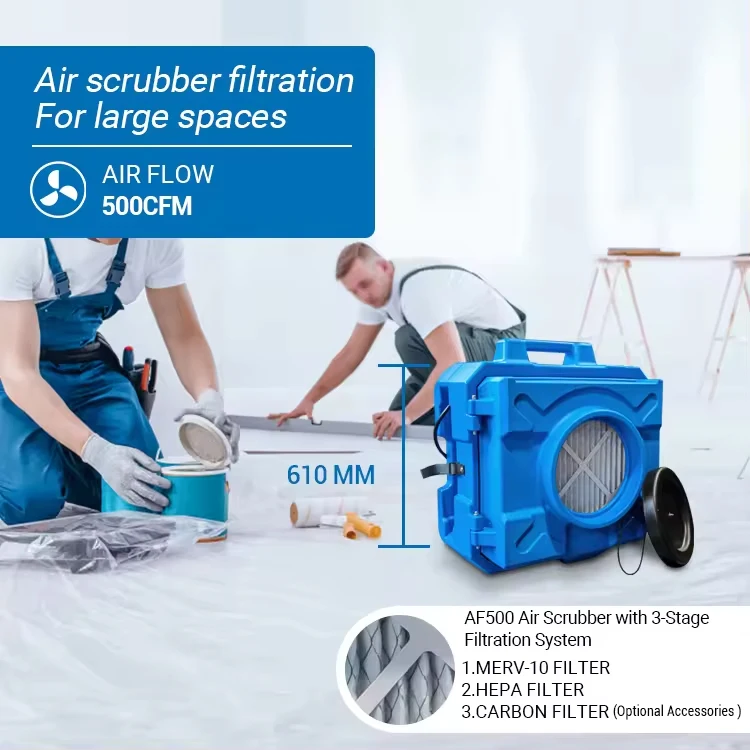 Горячая Распродажа 500 CFM Hepa фильтр очиститель воздуха Электрический Очиститель Воздуха