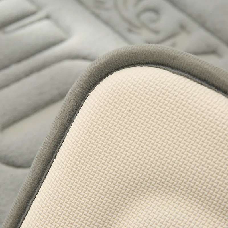 Anti Slip Shower Mat Machine Washable Bath Mats Rugs Memory Foam Bath Mats