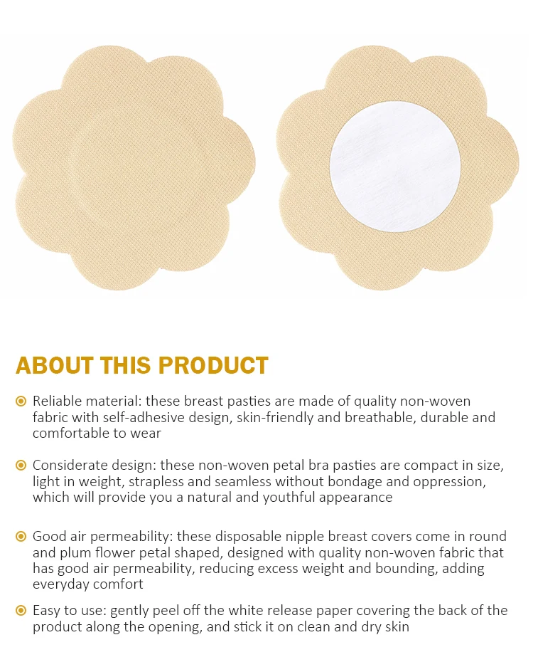 Factory Women boob tape body bra tape breast lift tape with nipple cover