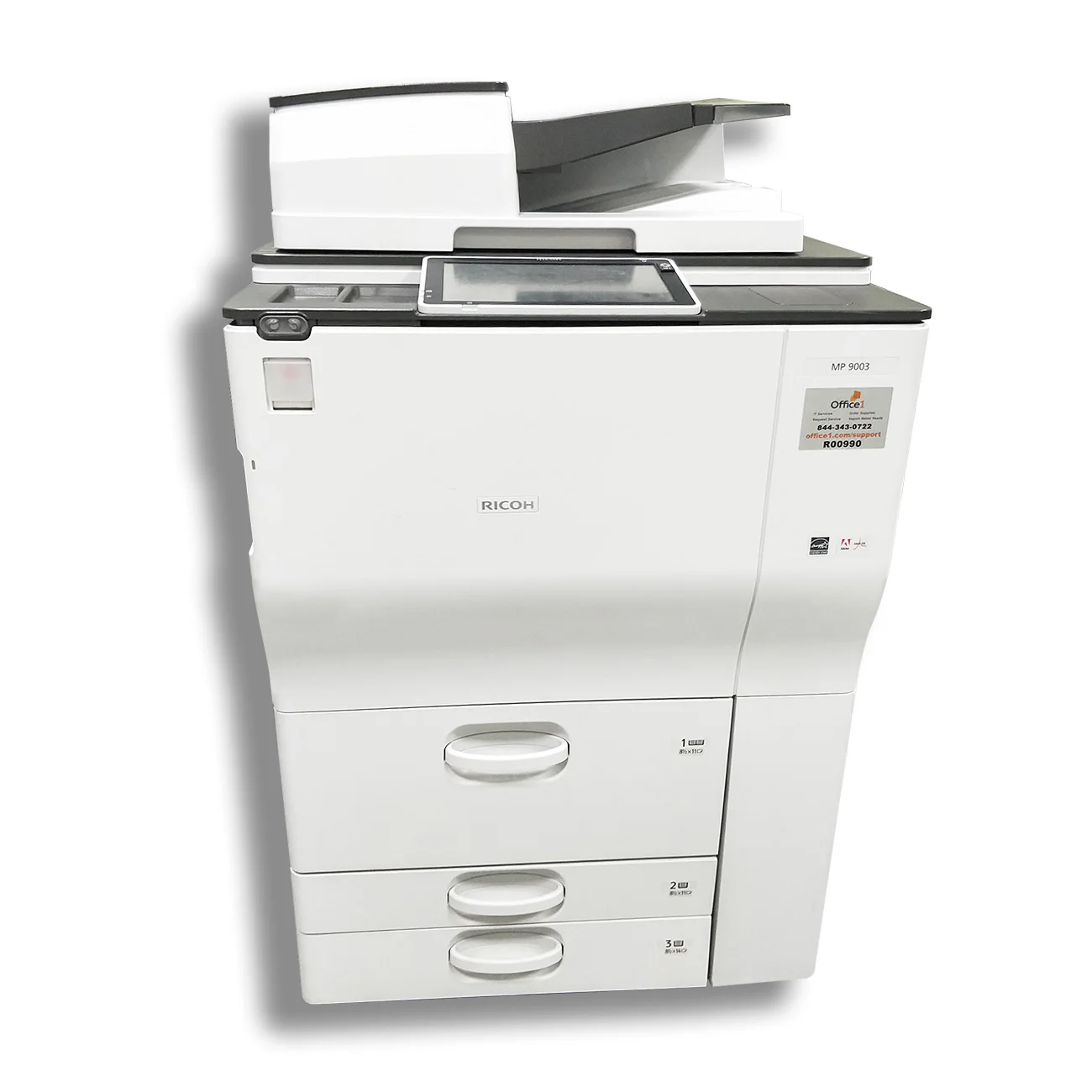 Восстановленный копировальный аппарат Ricoh MP б/у фотокопировальный для MP9003