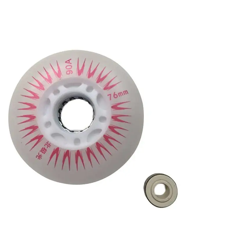 Inline Roller Skate Wheels 4pcs LED Sliding PU Skating Flashing Wheel Rollers Durable Luminous Wheels