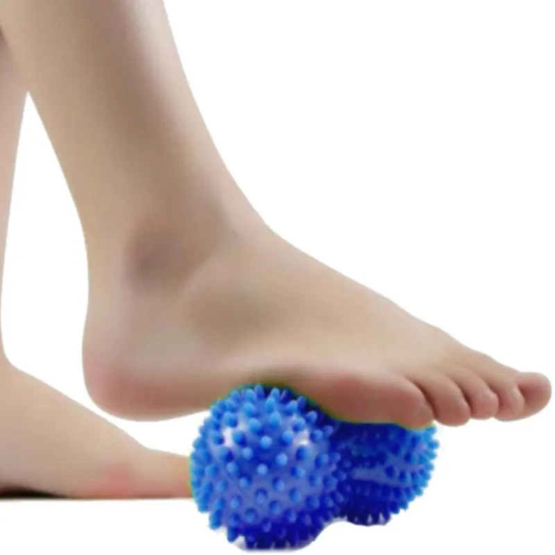 1PC Peanut Shape Massage Ball, Relieve Body Stress PVC Foot Spiky Muscle Massager Ball Foot Massage