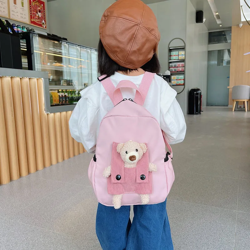 Hot Sale Small Cute lovely kids Teddy Bear Toy Kindergarten Backpack School  Bag