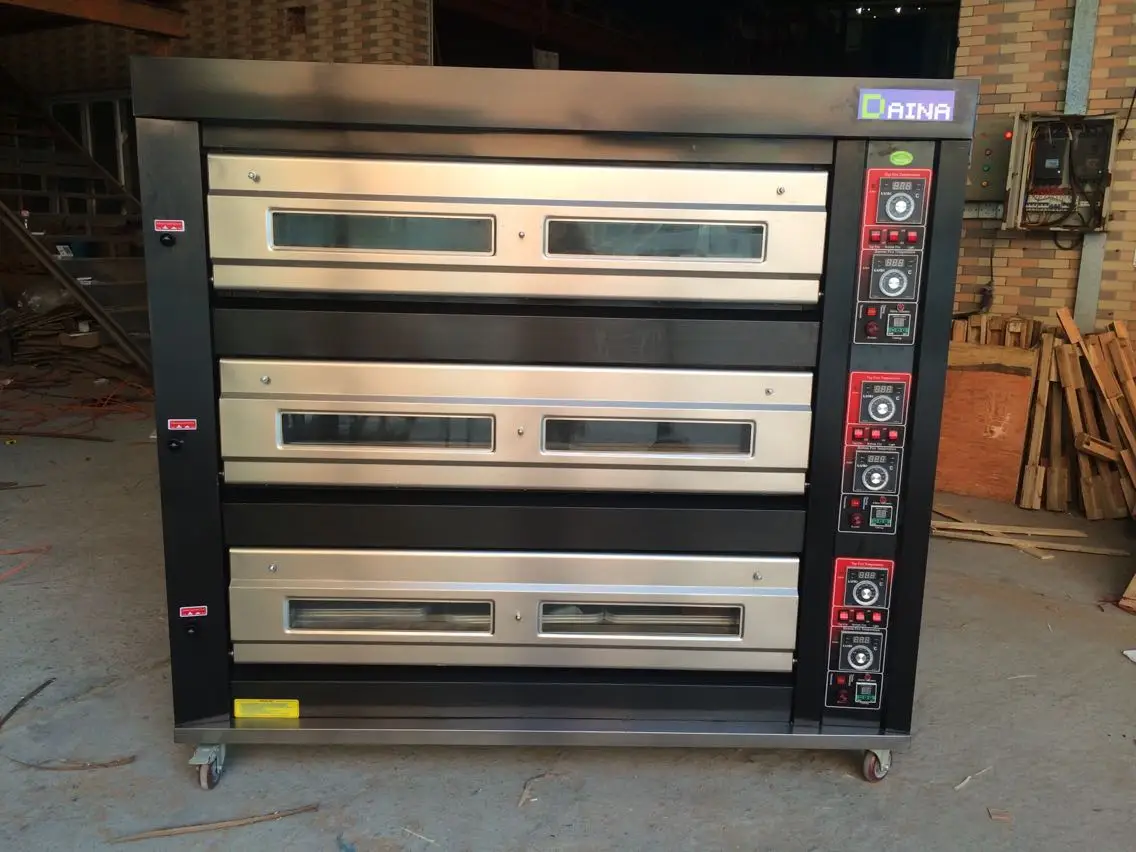 Professional deck oven, Commercial gas and electric bread baking machine sale at promotion price