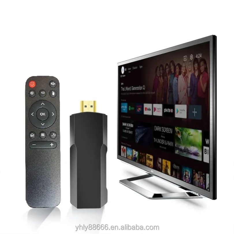 AHKO Android 12-Month Reseller TV Box with 4K Resolution Quad Core Smart Features 2GB 8/16/4G WiFi Streaming Free IPTV Test