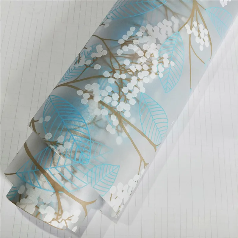 Anolly Hot Popular Elegant  Printed Window Film Glass Protect Decorate Vinyl Sticker Paper
