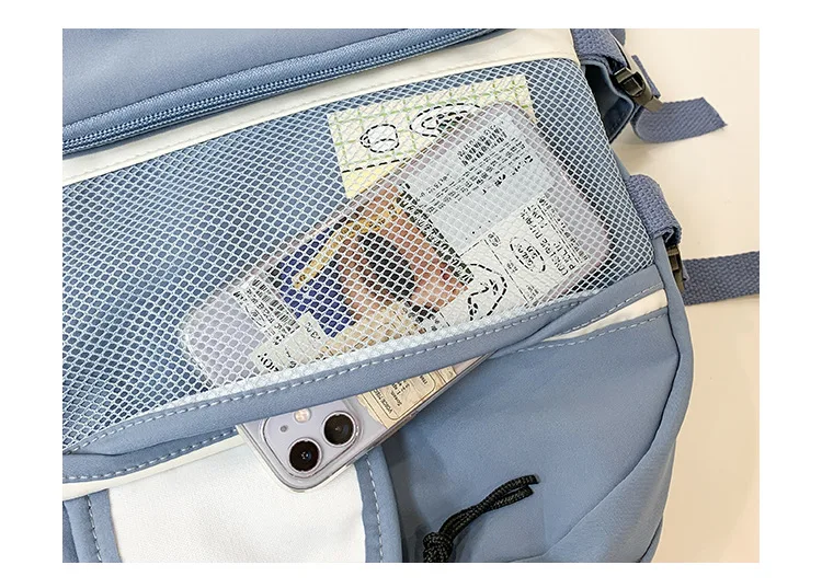 Cheap New design cute canvas girls kids college backpack school bags for student