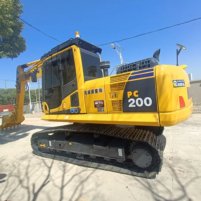 Лидер продаж японские оригинальные Гусеничные экскаваторы Komatsu PC200-8 Строительная Инженерная техника Подержанные
