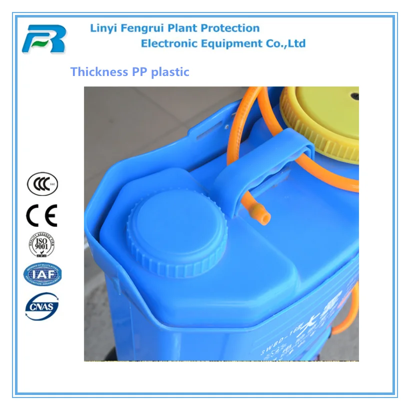 Knapsack agricultural battery sprayer