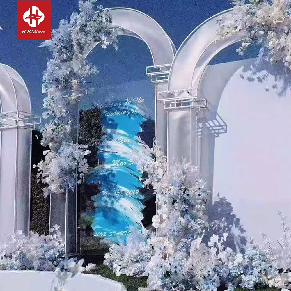 Реквизит для свадьбы, прозрачная пленка, арка, сценический фон, украшение из ПВХ для свадьбы, T-stage, новинка, Арка из железной пленки