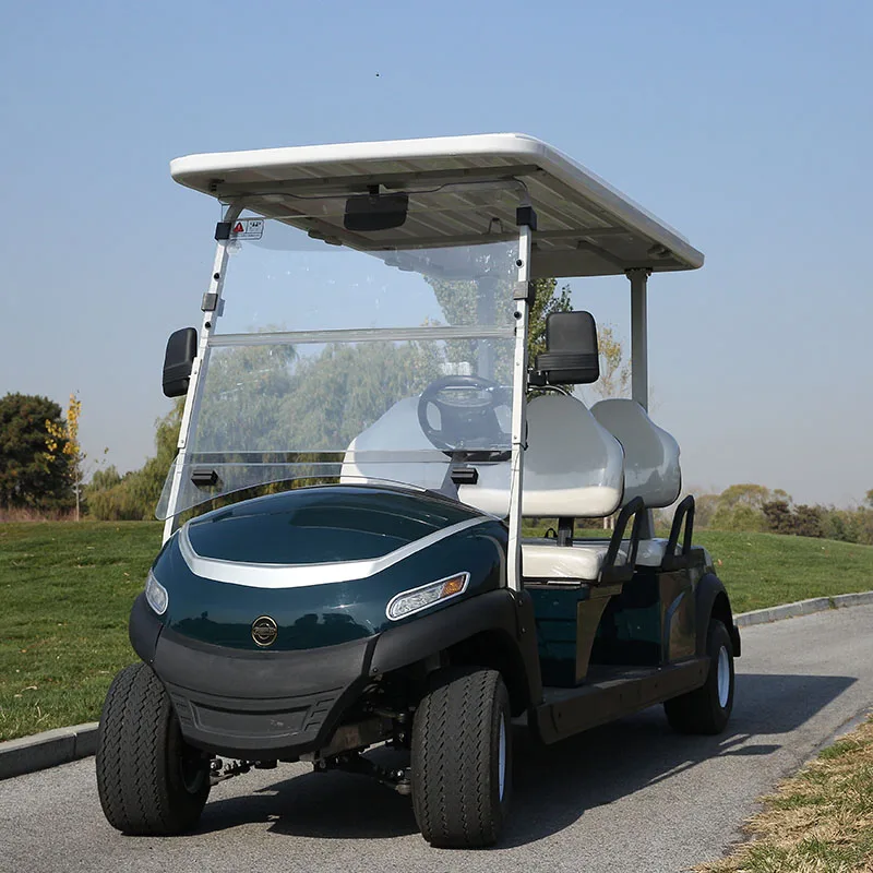 LIFETIME WARRANTY FRAME Free solar system High quality electric golf car electric car golf carts with solar power system and Li