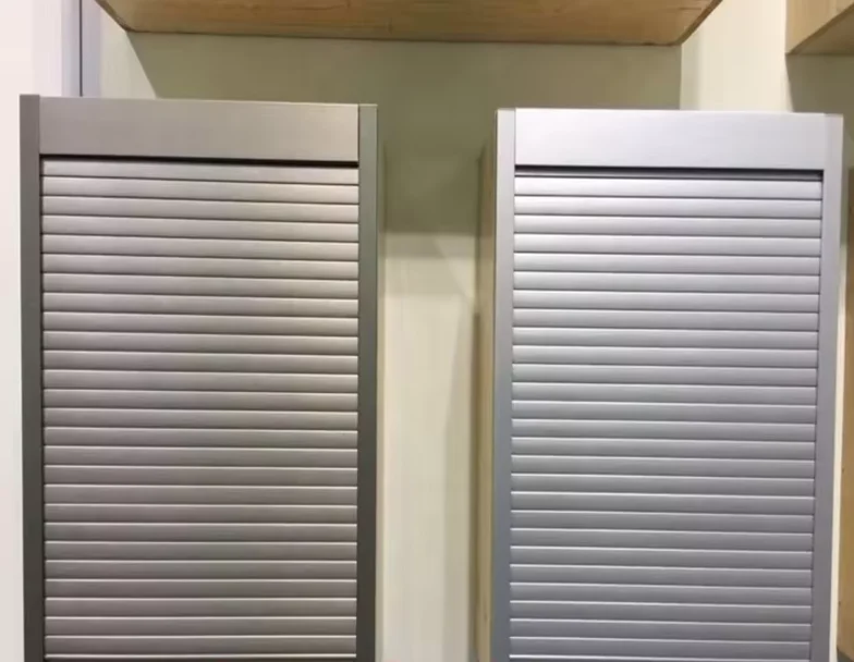Tambour Door Kitchen Plastic Sliding Kitchen Cabinet Roller Shutters In China